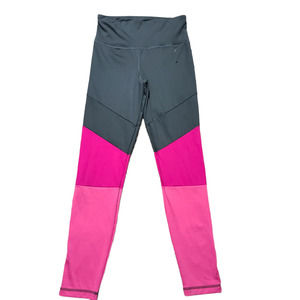 adidas climalite  Colorblock pink gray Leggings Girls 11-12 Y